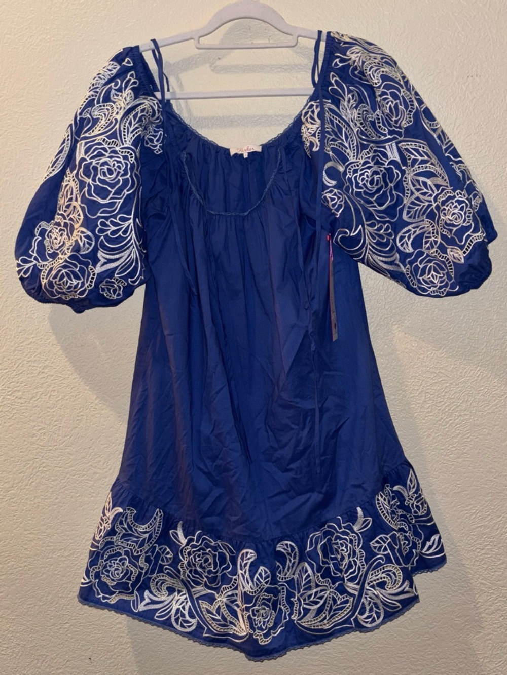 Parker Henrietta Dress Bonnet Blue Size Small NWT